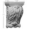 Ekena Millwork 7 3/4"W x 3 7/8"D x 11"H Leaf Corbel COR07X04X11LF - alternate 2